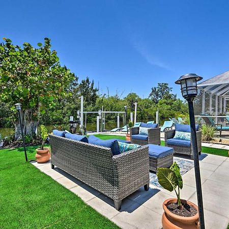 Waterfront Bradenton Home Heated Pool And Fire Pit エクステリア 写真